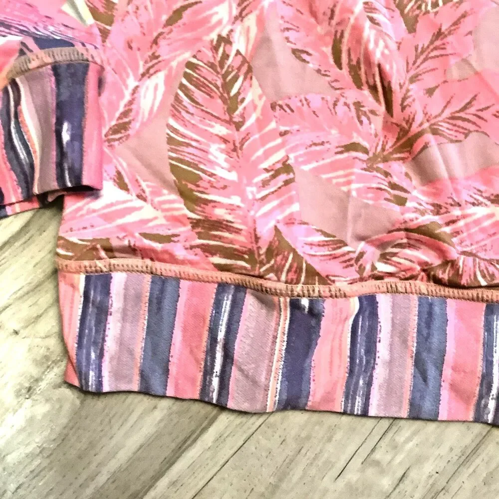 Maaji Rash Guard Girls Sz 12 Kids Swim Top Long Sleeve Beach Sun Protection